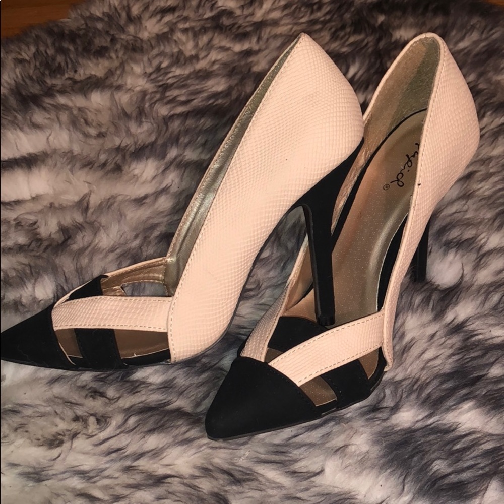 Two toned heels